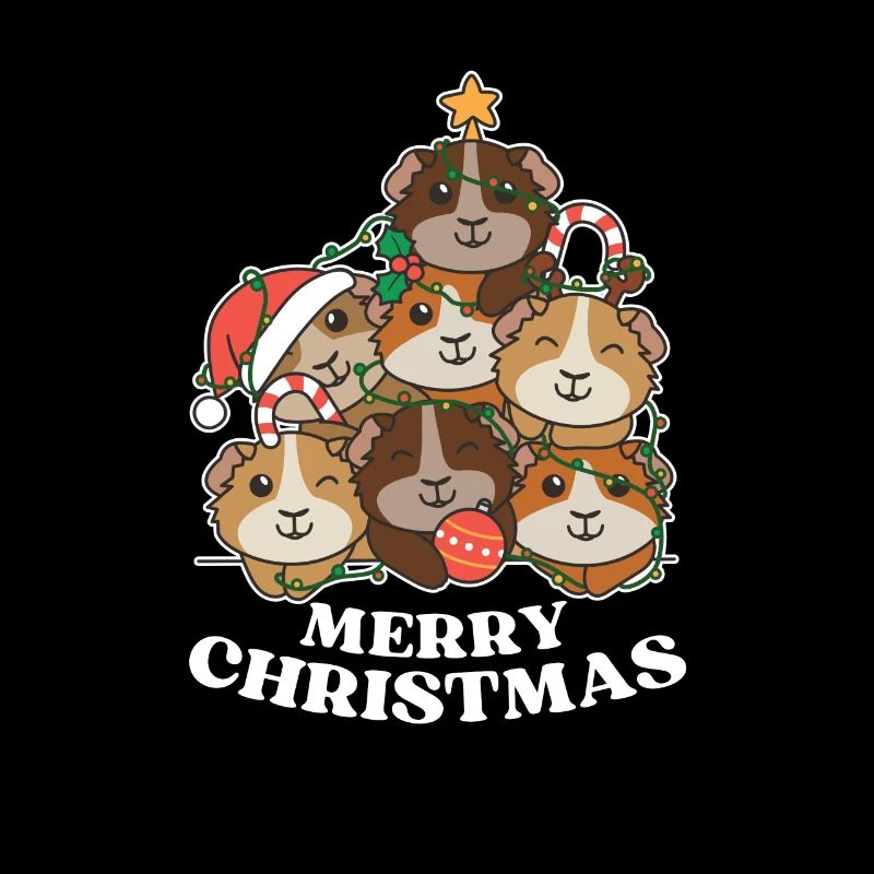 Joyeux Noël Cochon d’Inde Veille de Noël