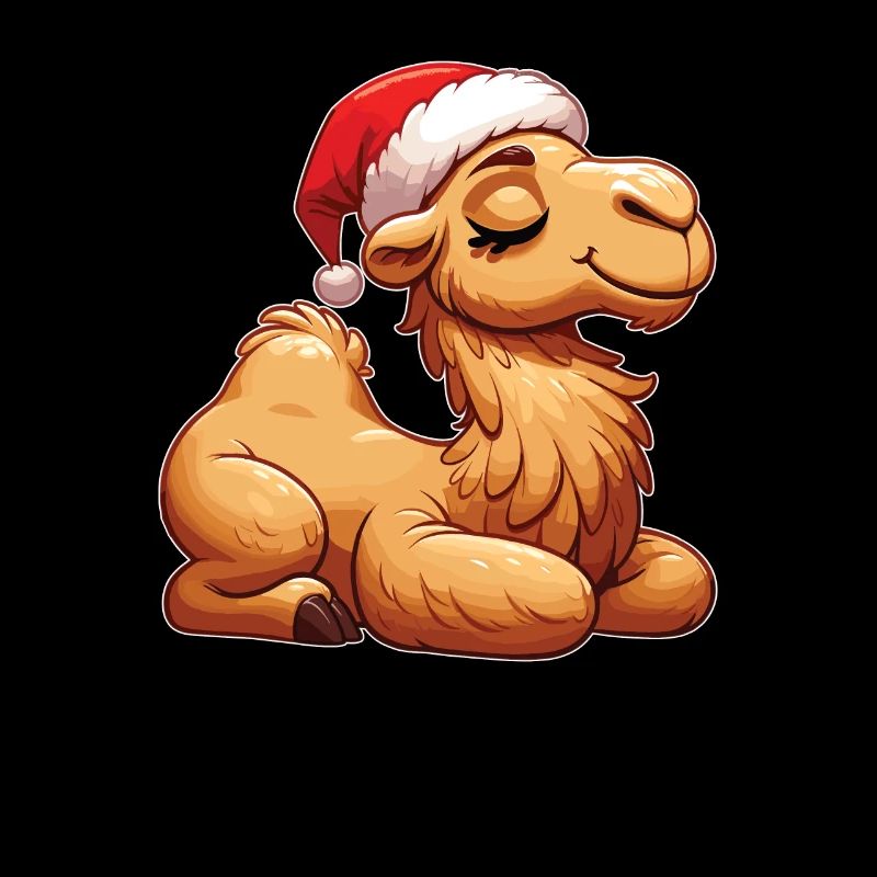 Weihnachtsmütze Weihnachten Lichterkette Kamel