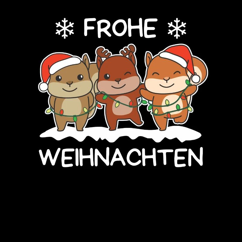 Frohe Weihnachten Eichhörnchen Heiligabend