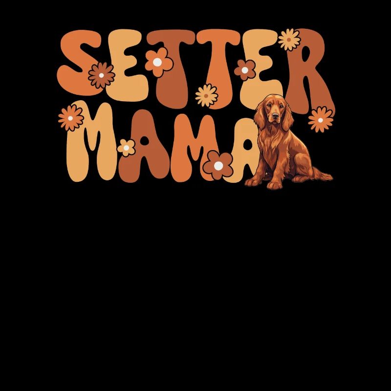 Irish Red Setter Groovy Setter Mama
