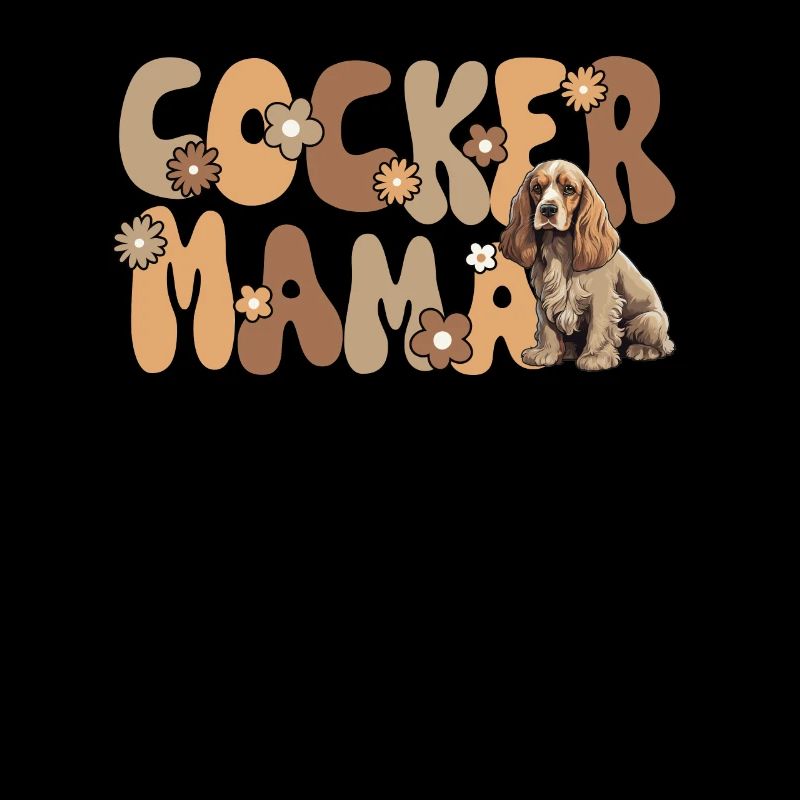 Cocker anglais Épagneul Groovy Cocker Maman