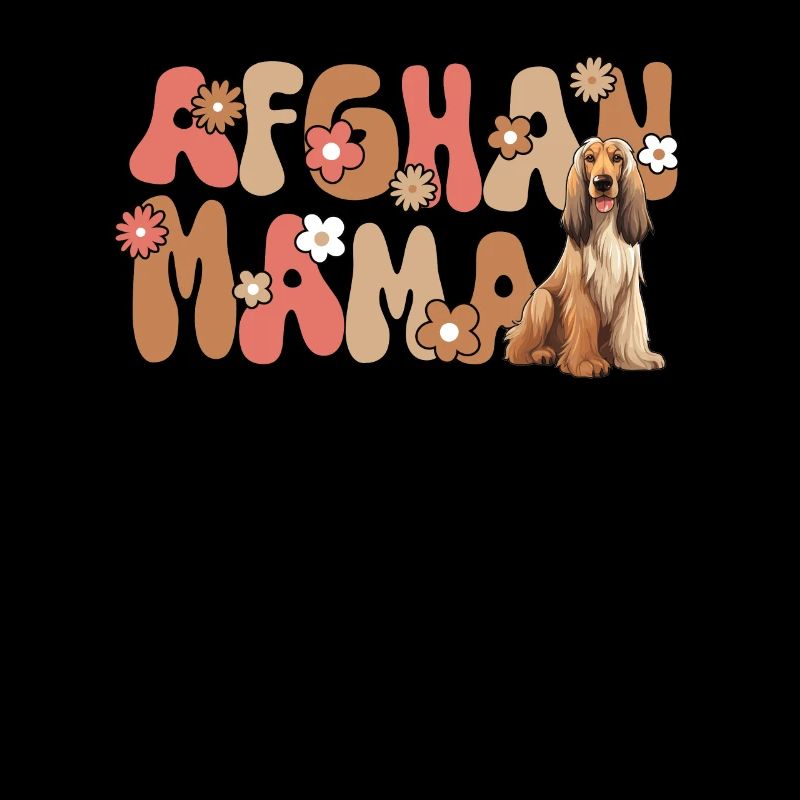 Afghanischer Windhund Groovy Afghan Mama