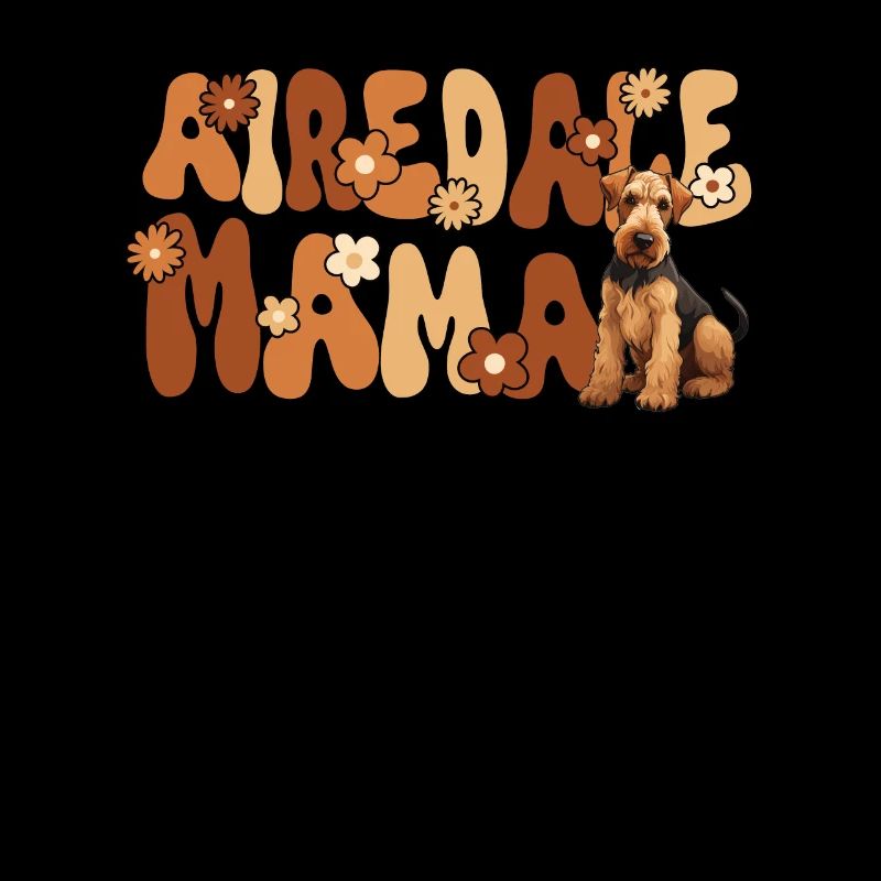 Airedale Terrier Groovy Airedale Maman