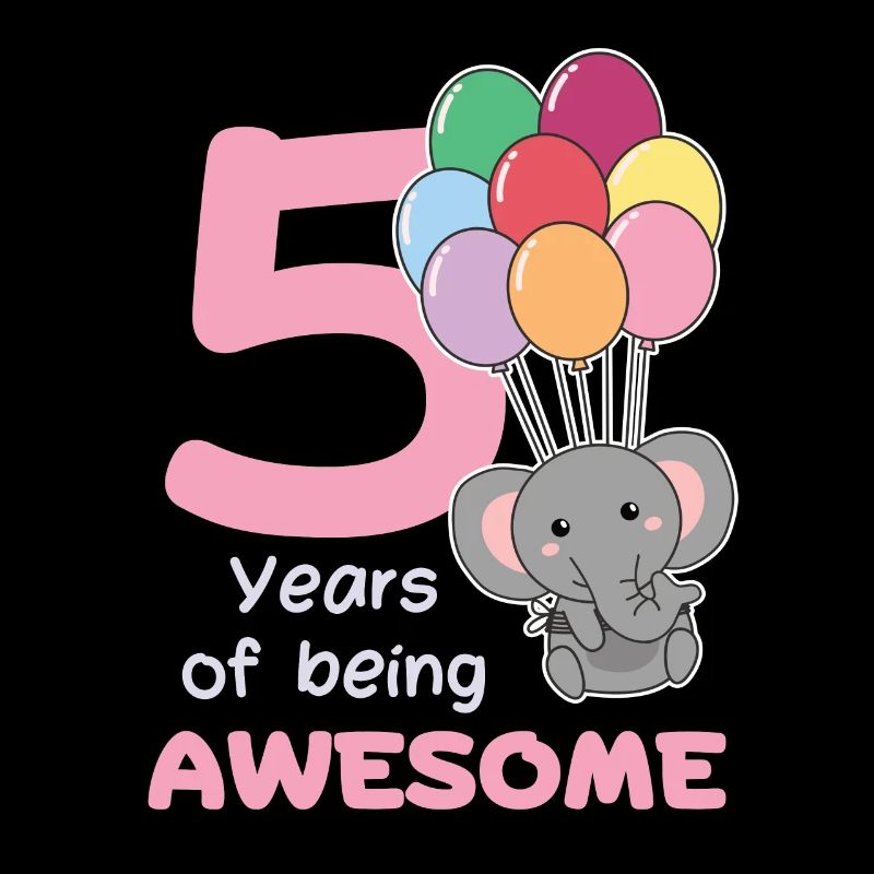 Eléphant pour les enfants de 5 ans