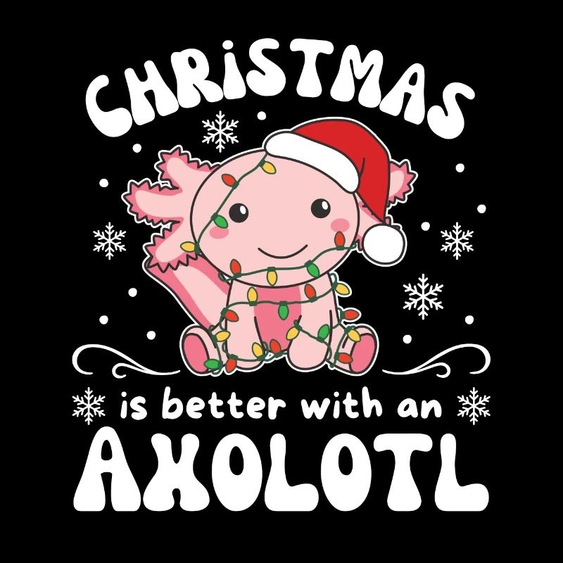 Noël c’est mieux avec un axolotl