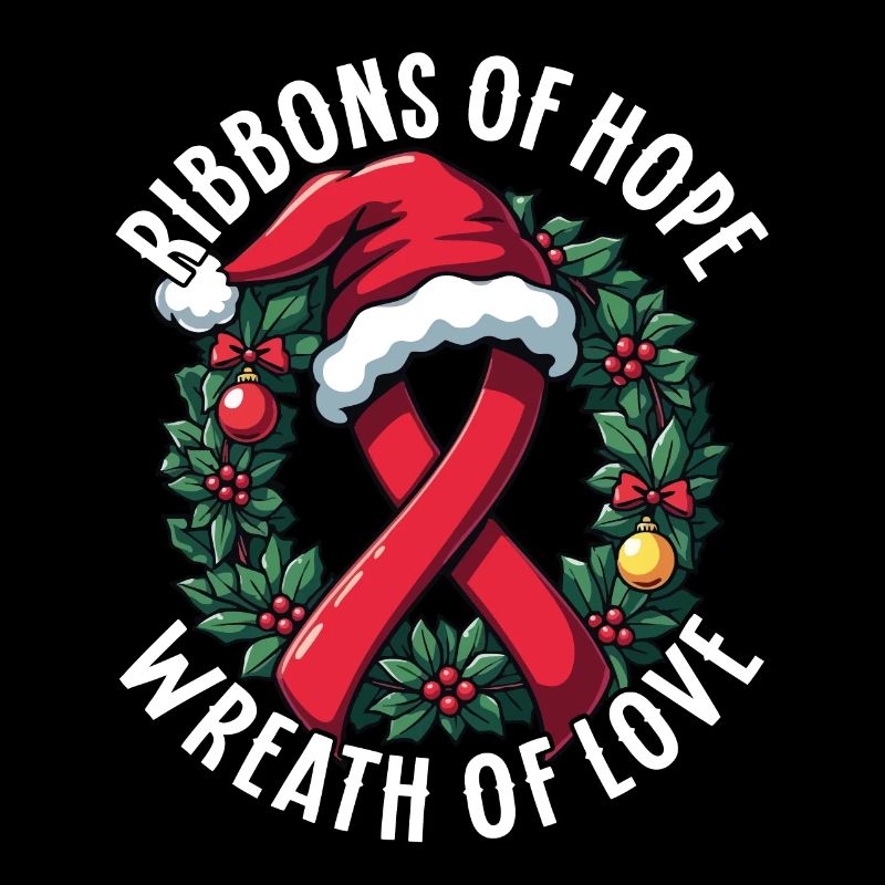 Rubans De L’Espoir Aide-conscience-Noël