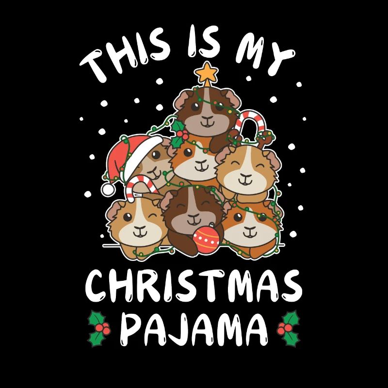 Pyjama de Noël Cochon d’Inde