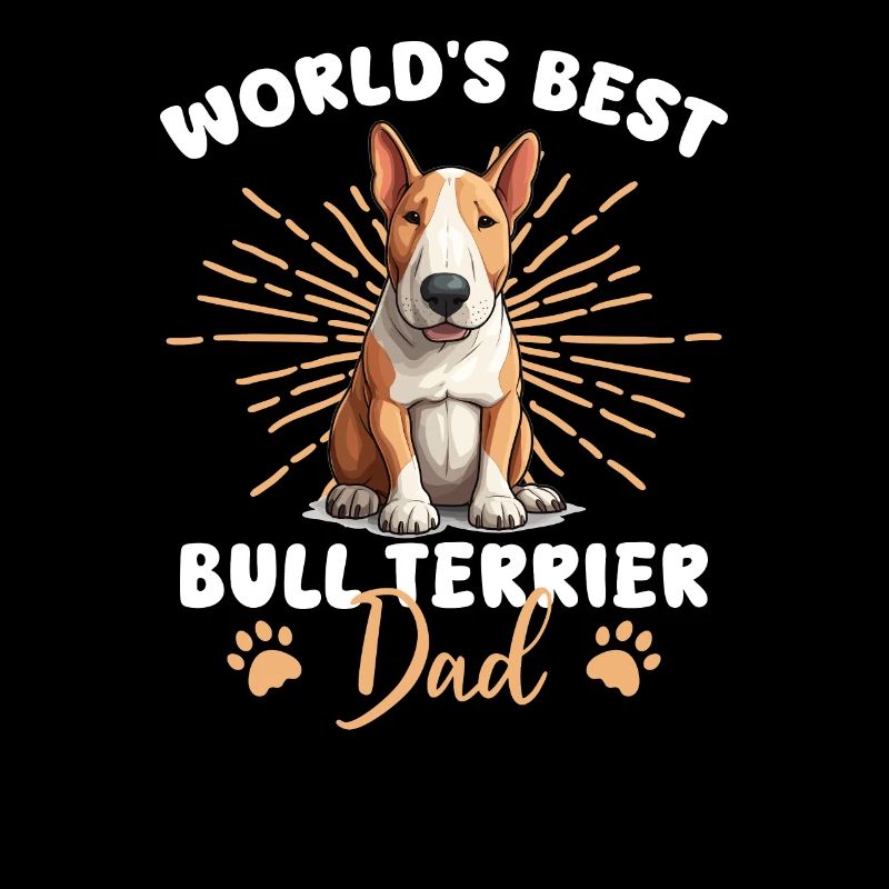 Bullterrier Groovy Bull Terrier Dad