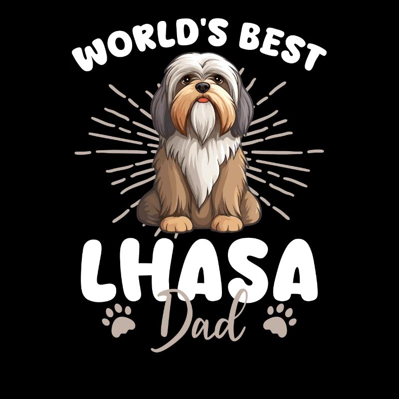 Lhasa Apso Groovy Lhasa Dad