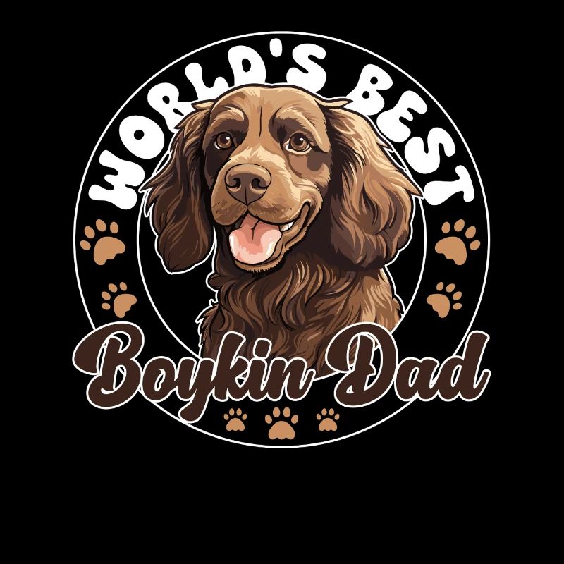Boykin Spaniel Hund World's best Boykin Dad