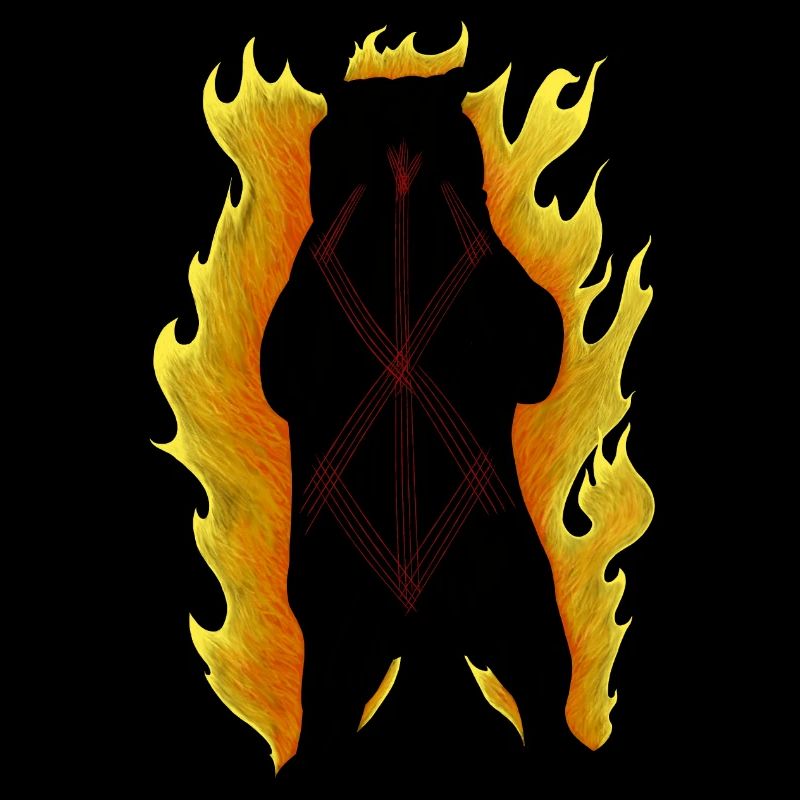 Berserker Bear Silhouette
