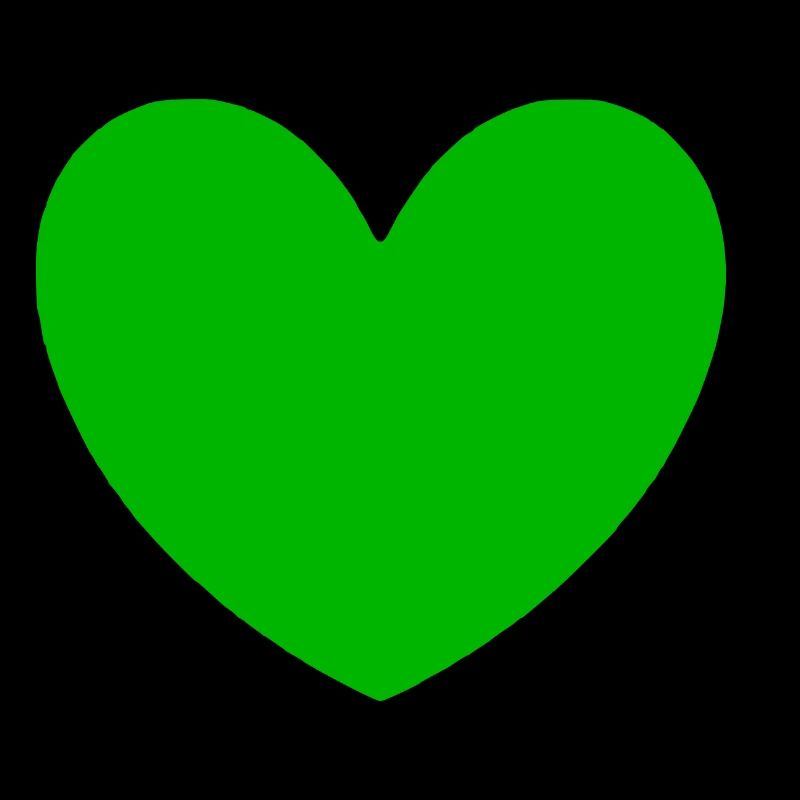 Cœur vert Cœurs Couples de la Saint-Patrick