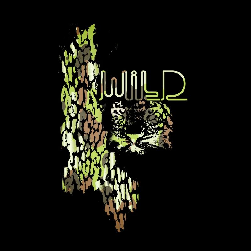 wildkatze,gold,graffiti,leomuster,leopard