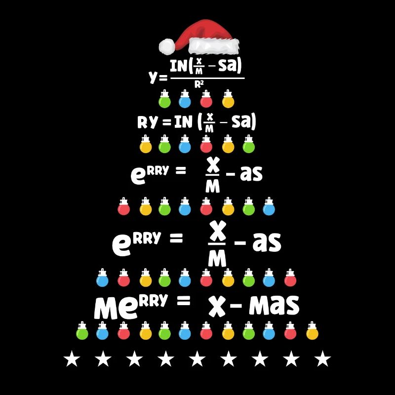 Math Arbre de Noël Math Formule Math Noël