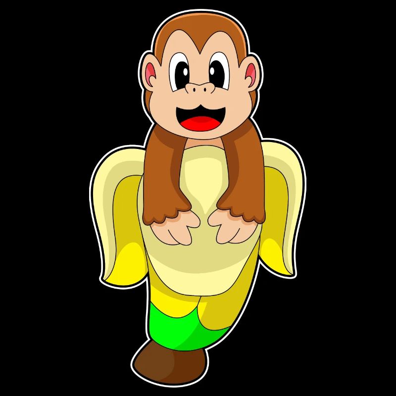 Affe Banane