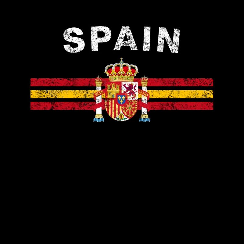 Espagnol Chemise de drapeau - Espagnol emblème et drapeau Espagne