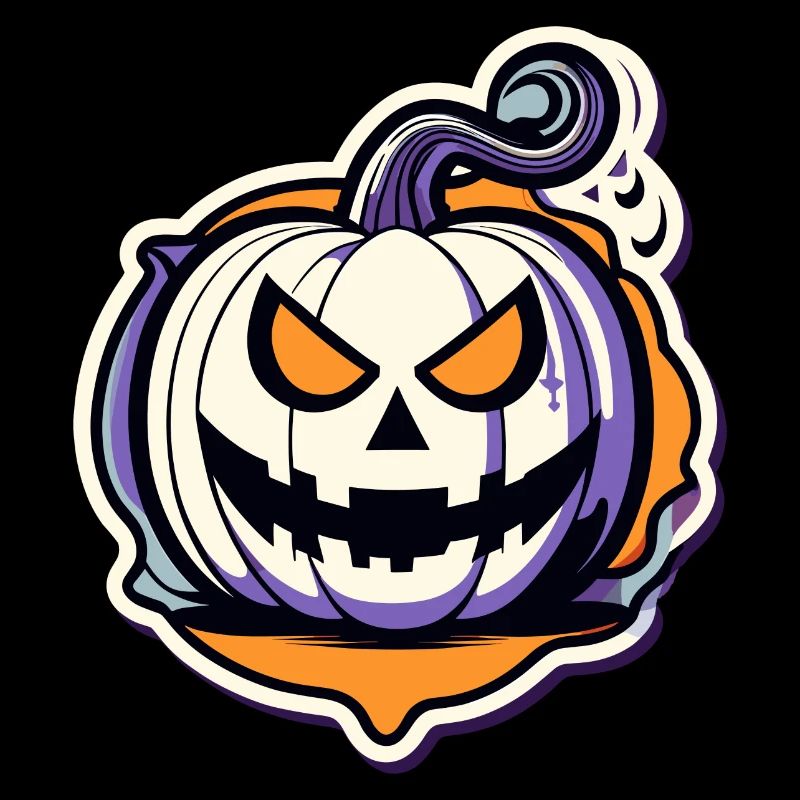 Pumpkin Halloween Drawing