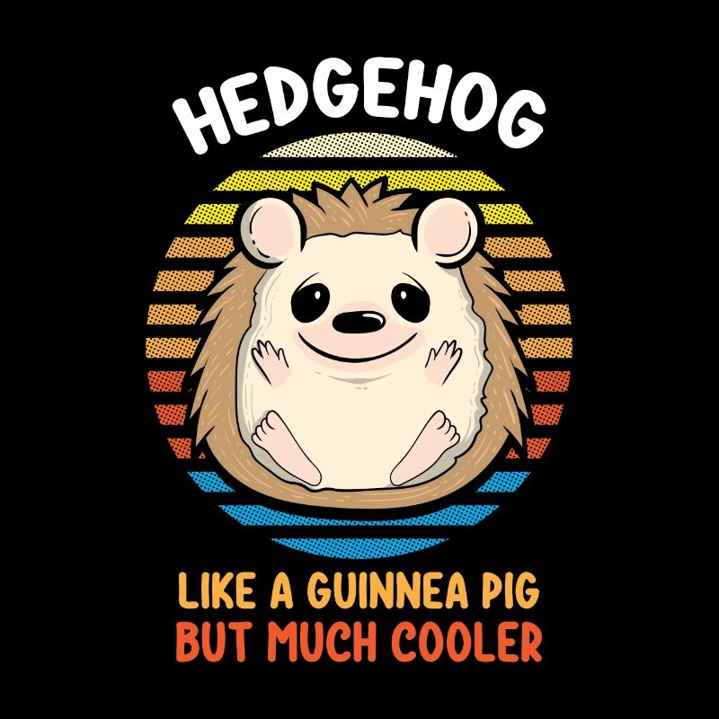 Drôle de hérisson comme un cochon d’Inde mais plus cool