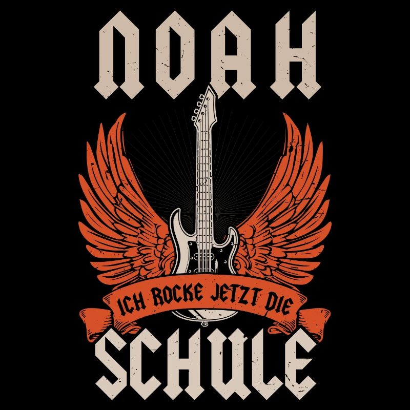Schulkind Noah Ich Rocke Jetzt Die Einschulung