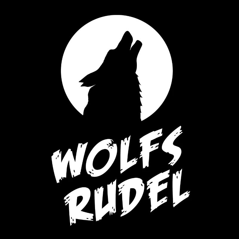 Wolf Wolfsrudel Mond