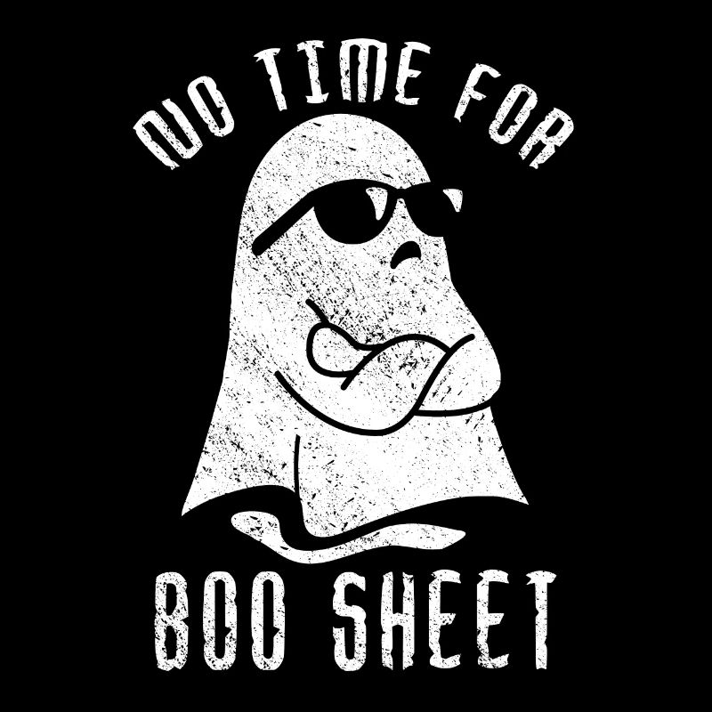 Halloween Ghost Funny Pas le temps pour Boo Sheet