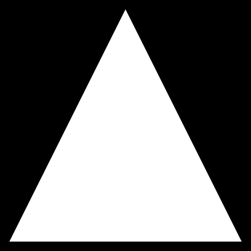 Triangle blanc