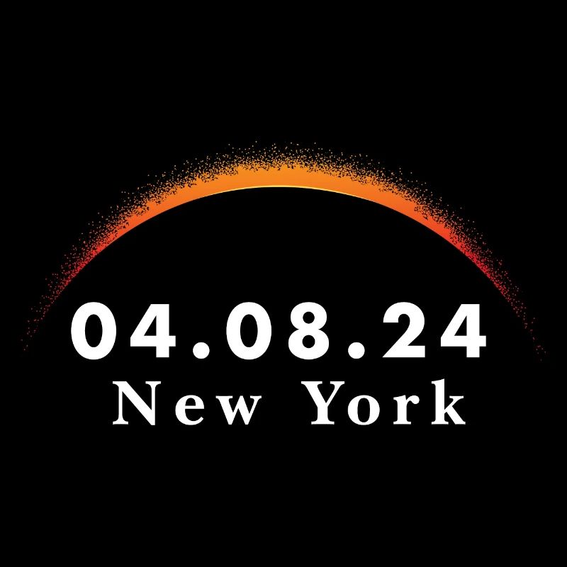 Total Solar Eclipse Path of Totality New York