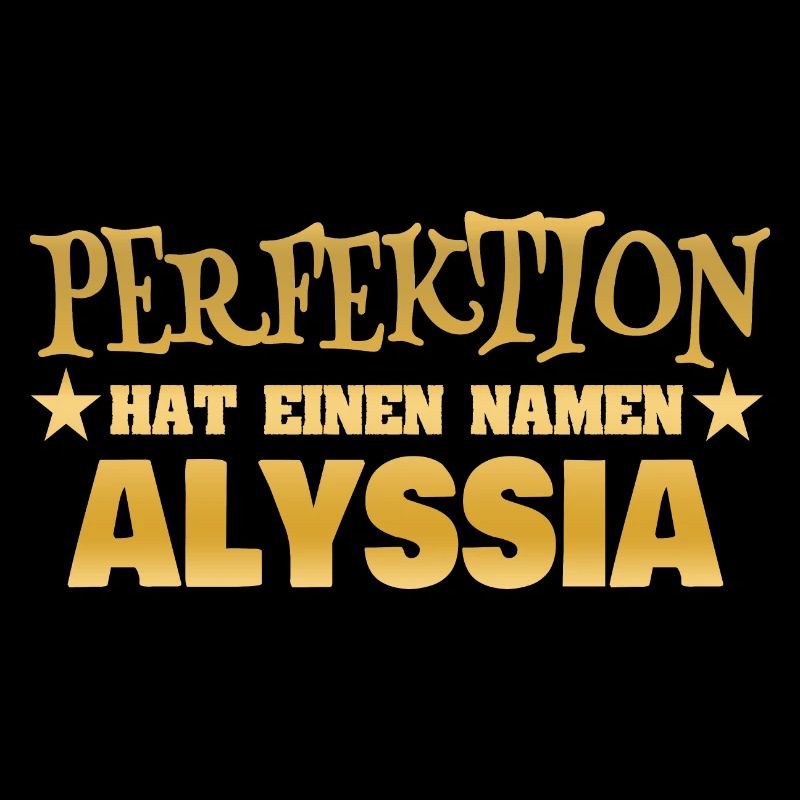 Alyssia as a woman's name
