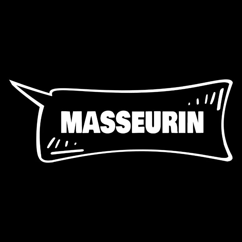 Speech bubble masseuse