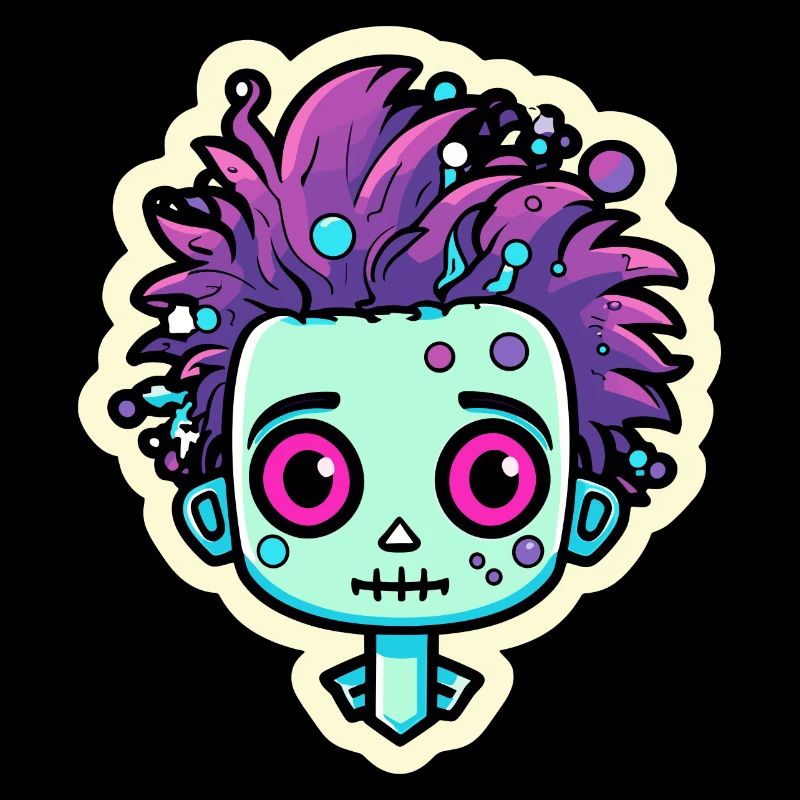 Niedlicher Zombie Illustration