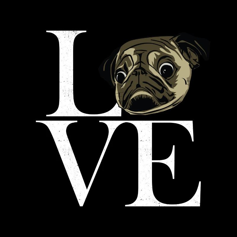 Mops blanc