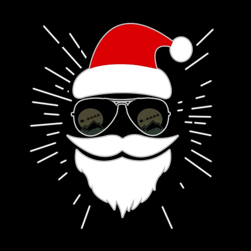 Santa mit Sonnenbrille
