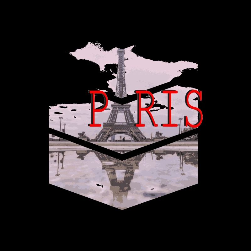 Paris Skyline Eiffelturm Silhouette