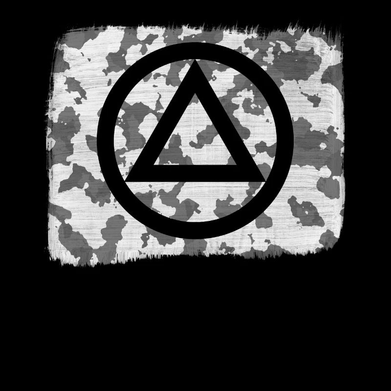 Anonymous alcoholic symbol logo AA NA anti alcohol