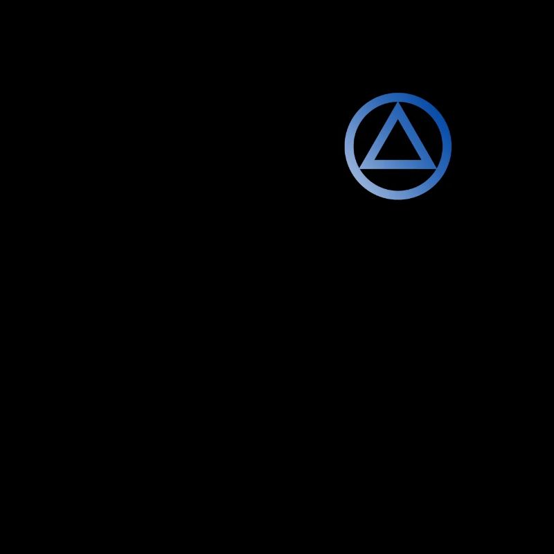 Anonymous alcoholic symbol logo AA NA anti alcohol