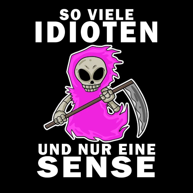 Sensenmann Damen Sarkastisch Provokation