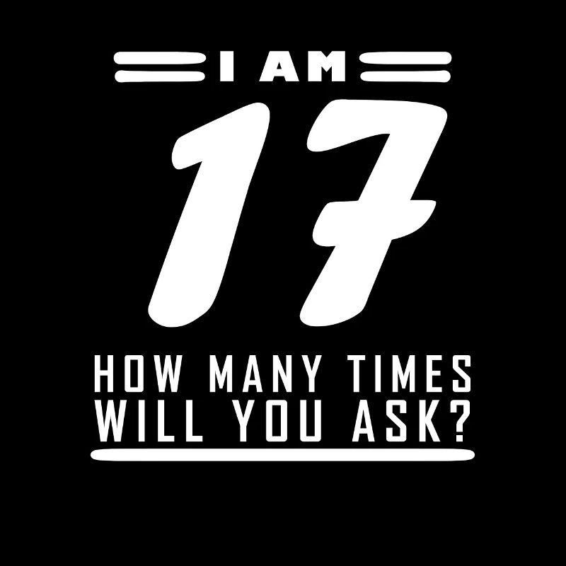 Ich bin 17 – 17. Geburtstag Geschenk