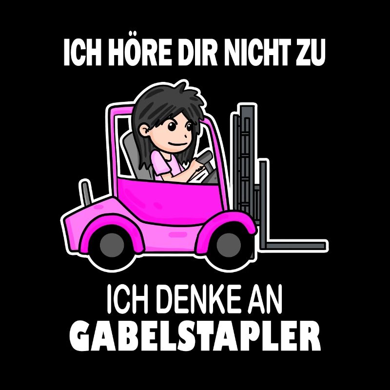 Staplerfahrerin Gabelstapler Lager Logistik Damen