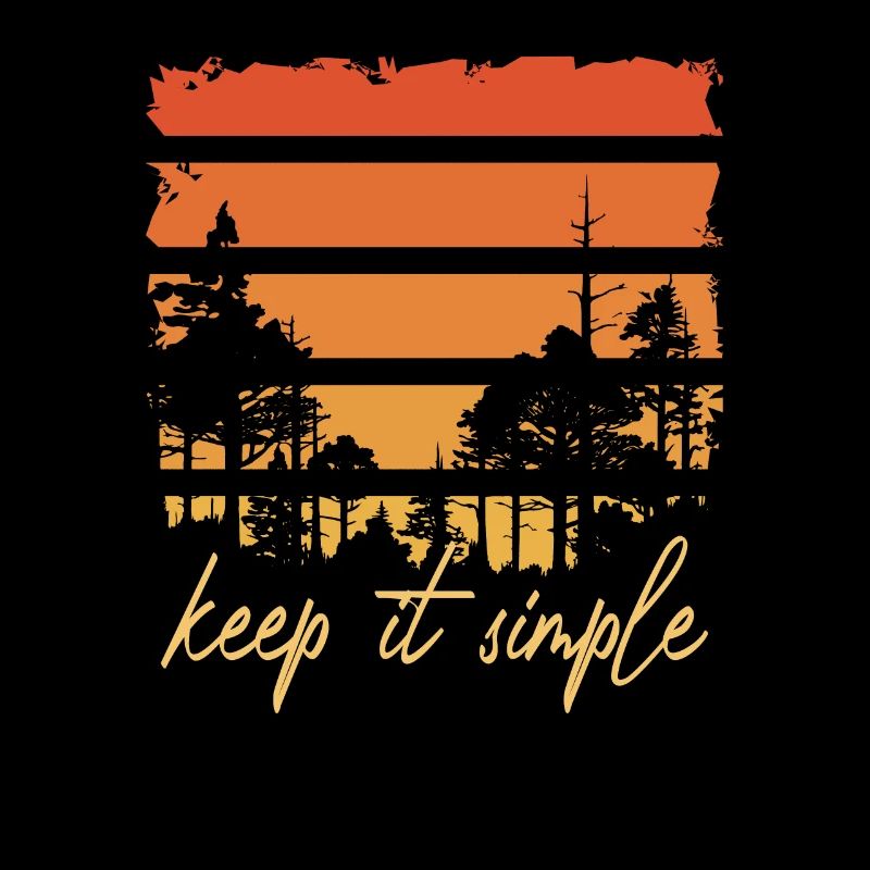Keep It Simple Zelt Camping Natur Berge Minimalist