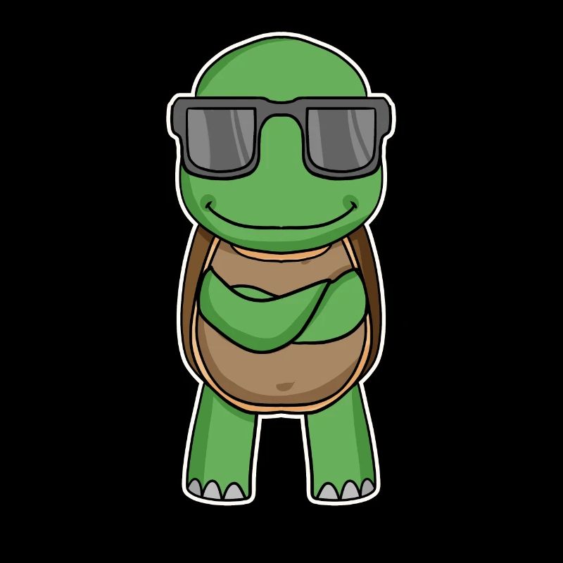 Turtle with glasses