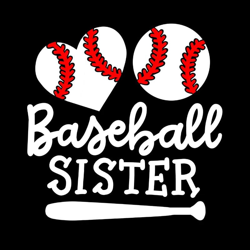 Baseball Baseballspieler Schwester