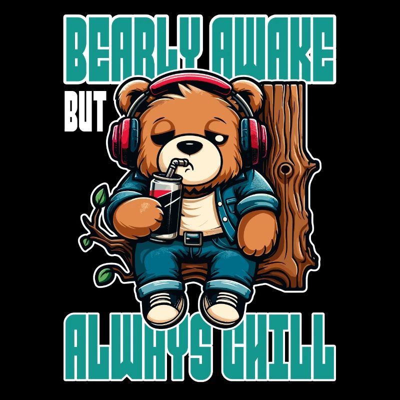 Bearly Awake - Drôle d’ours Design