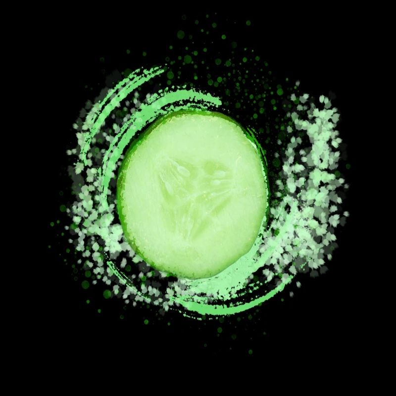 Éclaboussures de concombre – L’art moderne rencontre le design alimentaire