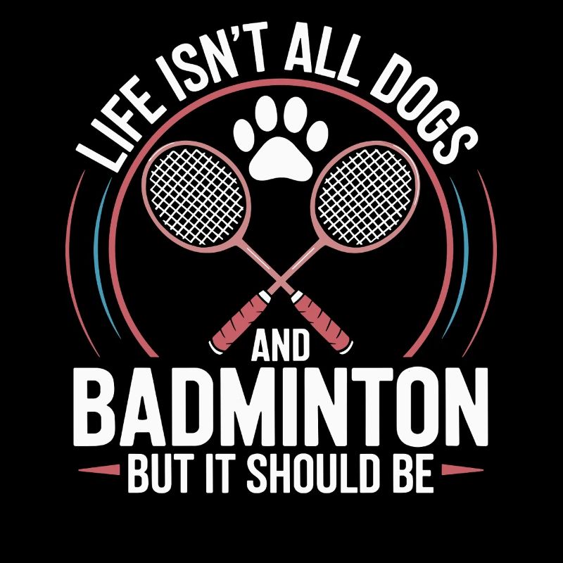 Chiens et badminton