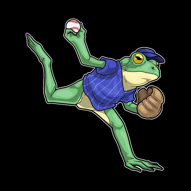 Frosch Baseball Baseballhandschuh