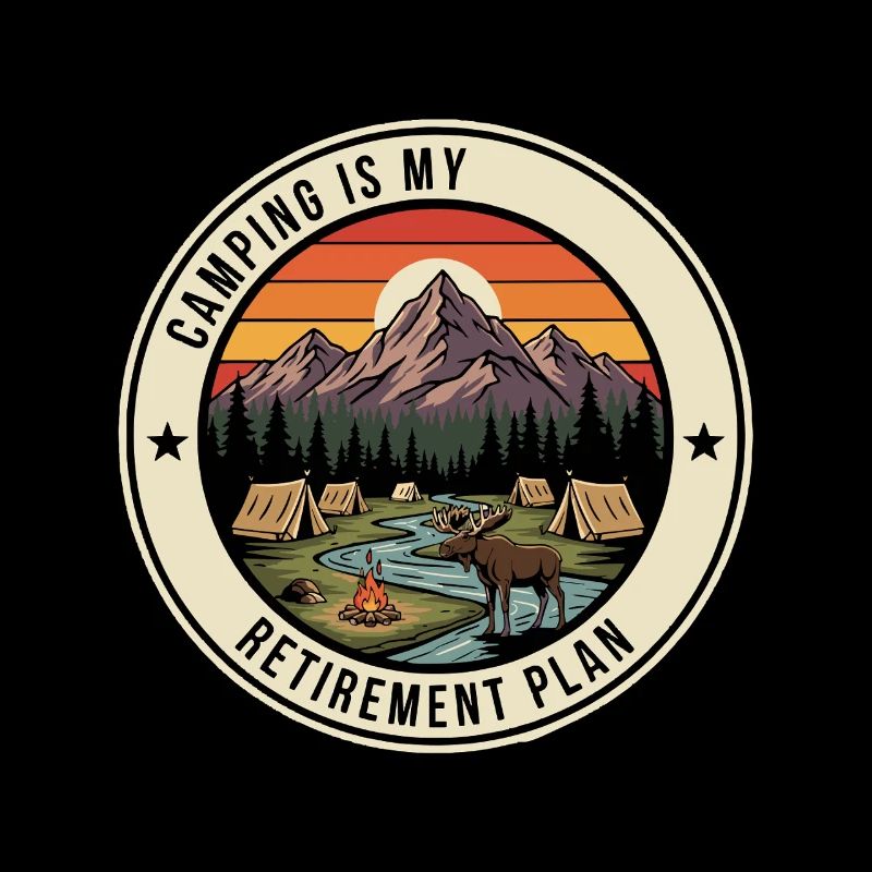 Régime de retraite pour les retraités en camping