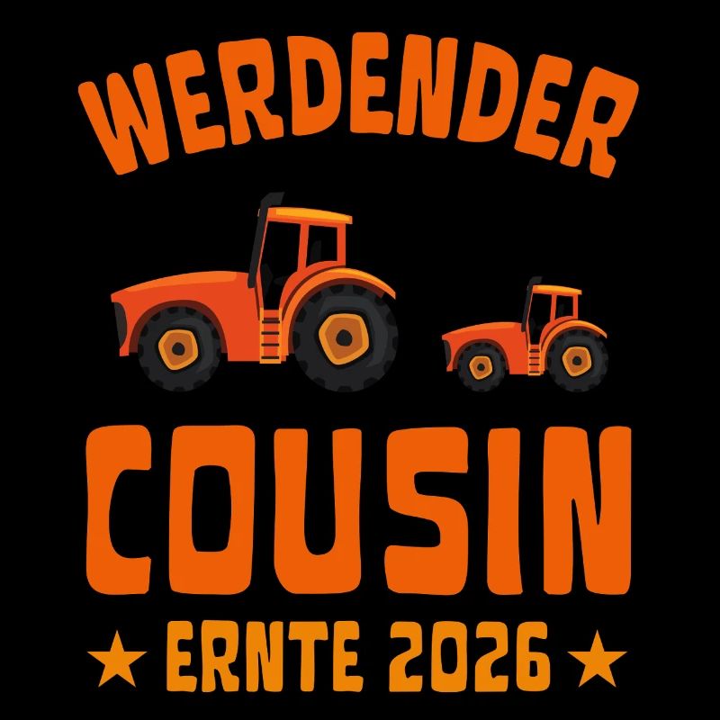 Werdender Cousin Ernte 2026 Traktor