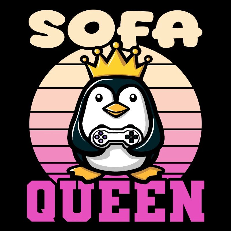 Sofa Queen - pinguin gaming