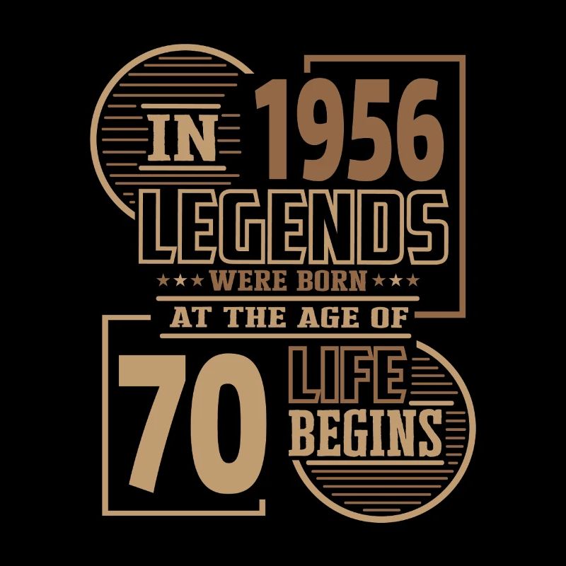 Geburtstag 1956 Legenden Retro Leben beginnt