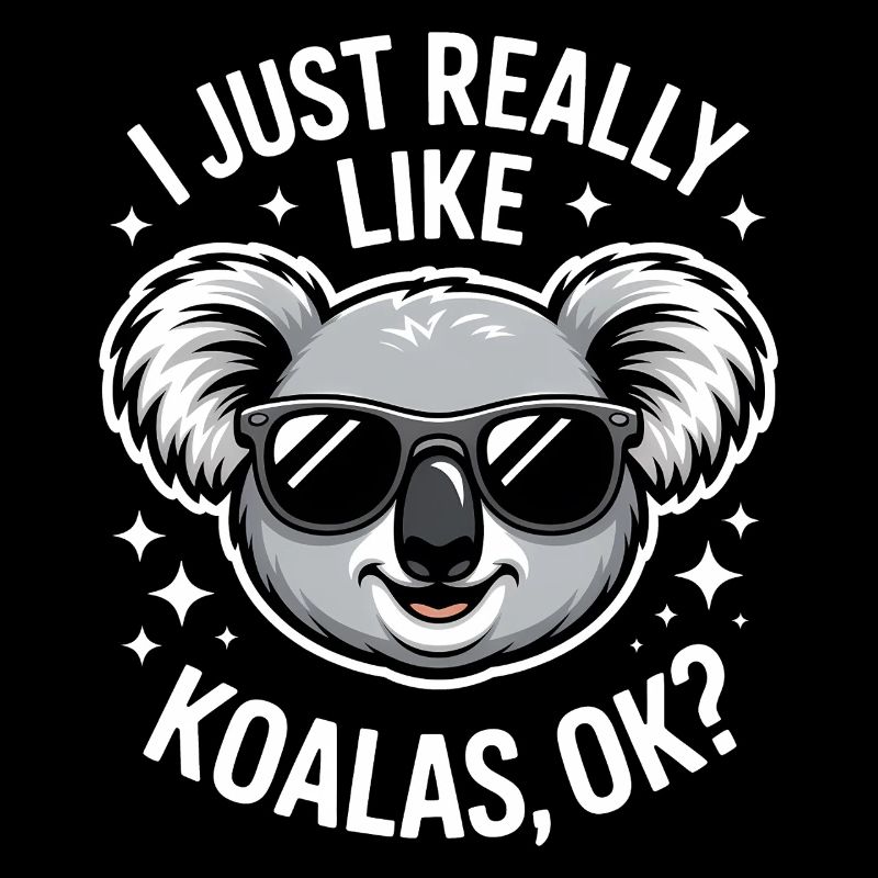 Koala Disant Koalas Drôle Koala Cadeau